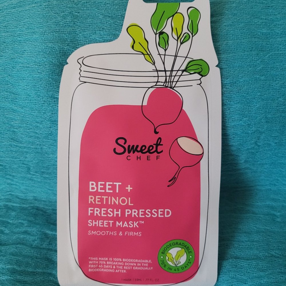 Sweet Chef Beet + Retinol Fresh Pressed Sheet Mask